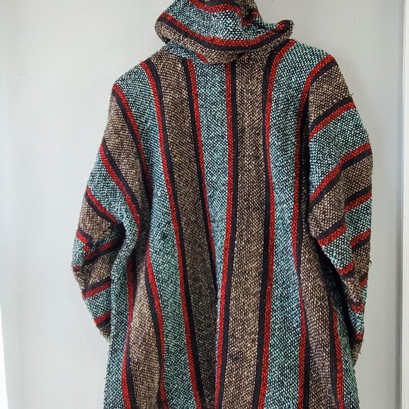 Baja Mexican Rug hoodie size Large - Picture 7 of 11